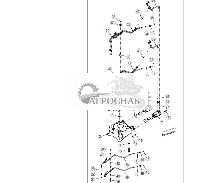 Привод поворотного круга без комплекта муфты (Grade Pro) - ST792256 709.jpg